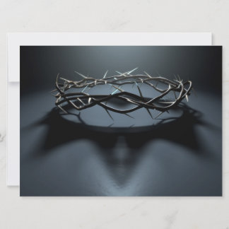 Crown Of Thorns With Royal Crown Shadow