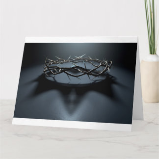 Crown Of Thorns With Royal Shadow Card