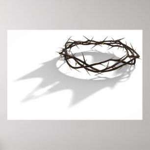 Crown Of Thorns With Royal Shadow Card Poster