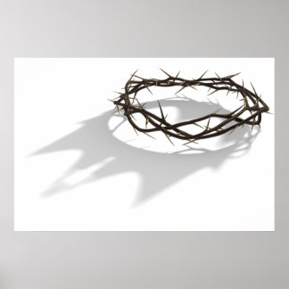 Crown Of Thorns With Royal Shadow Card Poster