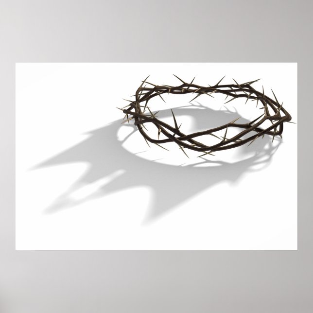 Crown Of Thorns With Royal Shadow Card Poster (Front)