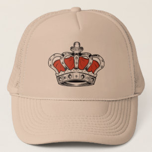 Crown - Orange Trucker Hat