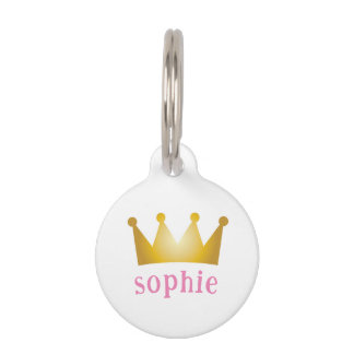 crown pet tag