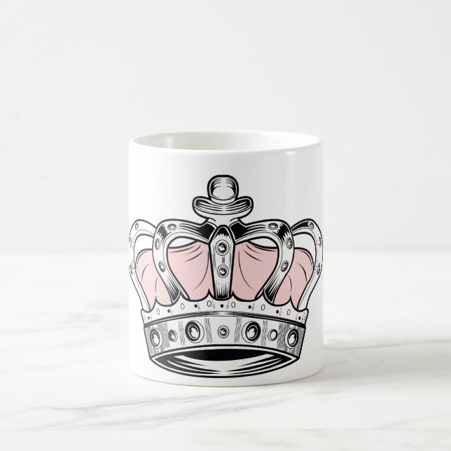 Crown - Pink Coffee Mug (Center)
