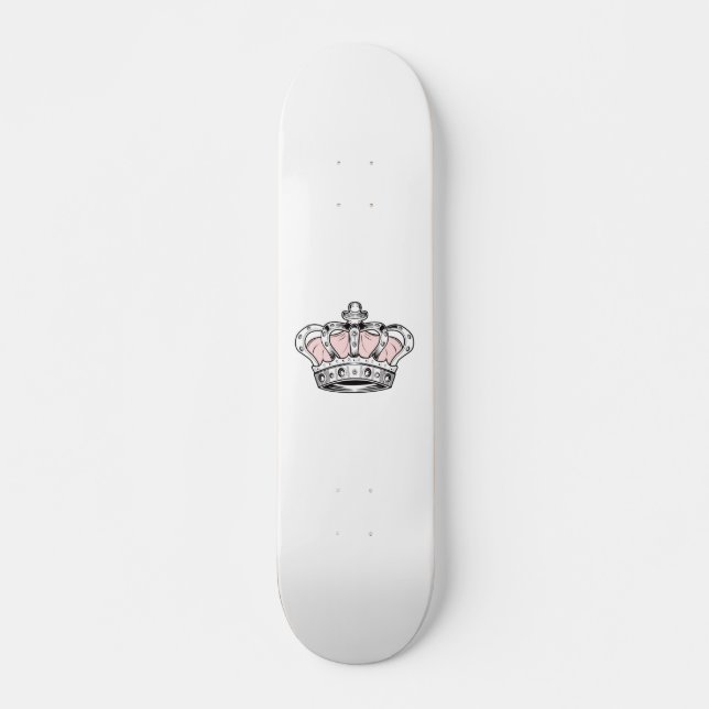Crown - PInk Skateboard (Front)