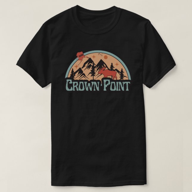 Crown Point, Alaska-Shirt T-Shirt (Design Front)