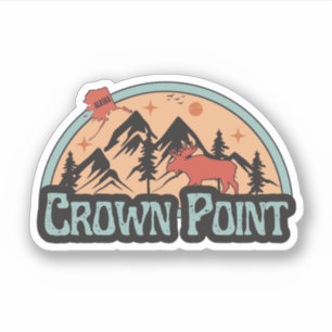 Crown Point, Alaska Sticker
