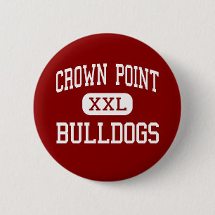 Crown Point - Bulldogs - High - Crown Point 6 Cm Round Badge