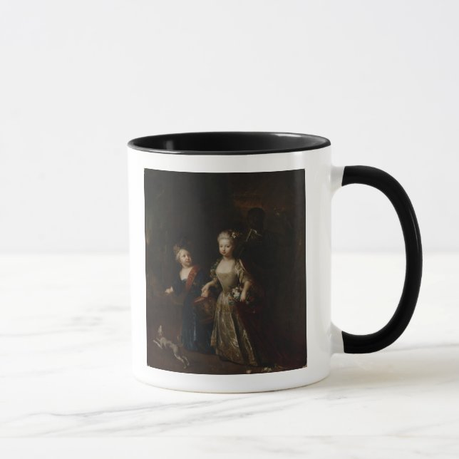 Crown Prince Frederick II with sister Mug (Right)