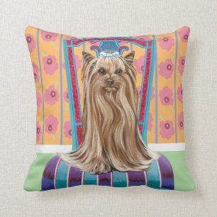 Crown Princess Yorkie Cushion