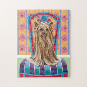 Crown Princess Yorkie Jigsaw Puzzle