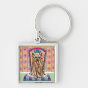 Crown Princess Yorkie Key Ring
