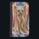 Crown Princess Yorkie Samsung S4 Wallet Case<br><div class="desc">Animals</div>