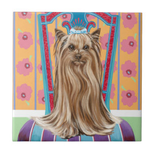 Crown Princess Yorkie Tile