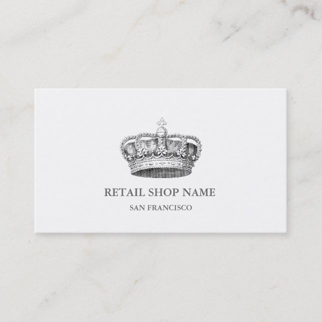 Crown Professional Business Card (Front)