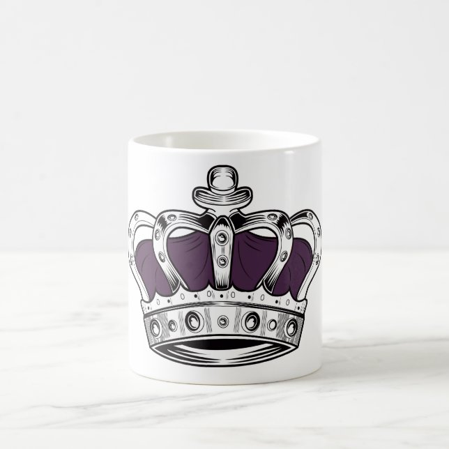 Crown - Purple Coffee Mug (Center)