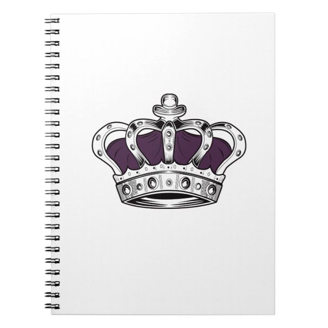 Crown - Purple Notebook (Front)