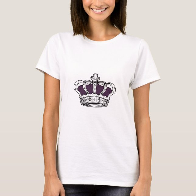 Crown - Purple T-Shirt (Front)