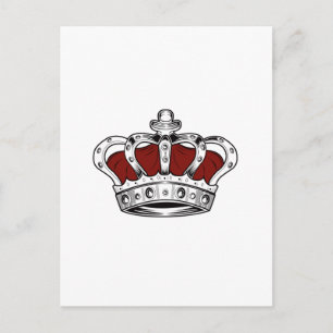 Crown - Red  Postcard