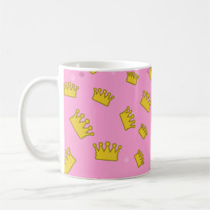 Crown Seamless Pattern Coffee Mug