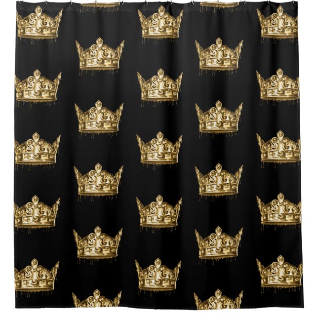 Crown Shower Curtain (Front)