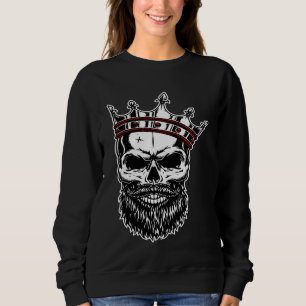 Crown Skull Fashion Tattoo Sweatshirt
