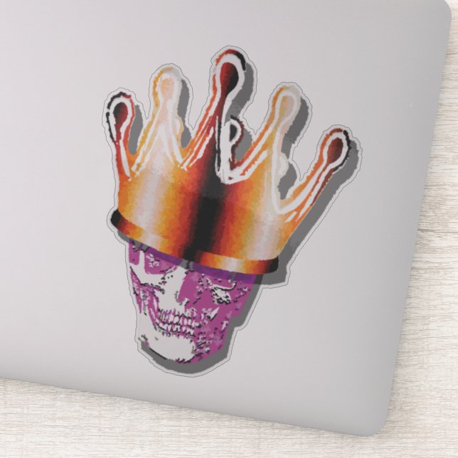 Crown Skull, Lotta Purple (Detail)