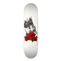 CROWN SKULL ROSE Skateboard