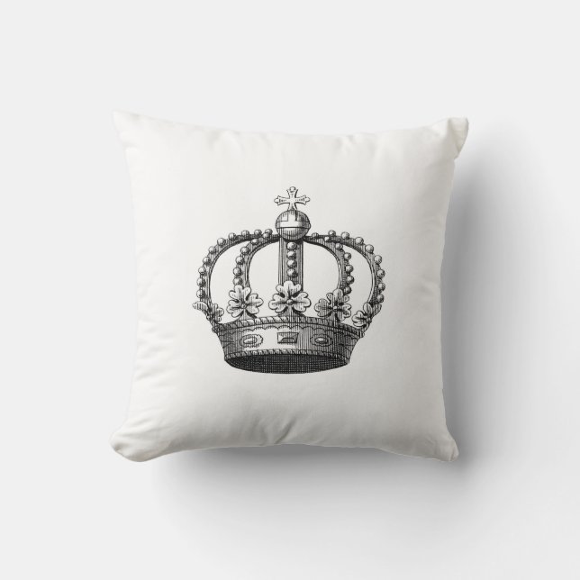 Crown Throw Pillow 20" x 20" (Front)
