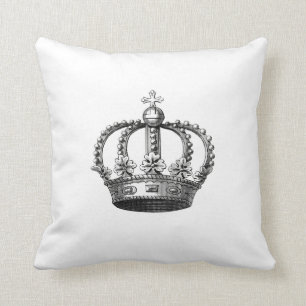 Crown Throw Pillow 20" x 20"