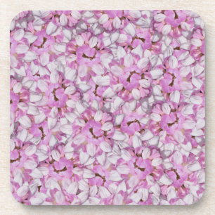 Crown Vetch Seamless Pattern Coaster