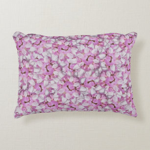 Crown Vetch Seamless Pattern Decorative Cushion
