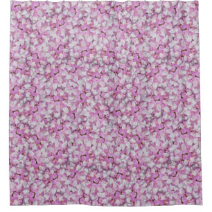 Crown Vetch Seamless Pattern Shower Curtain