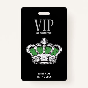 Crown VIP Badge ID Badge