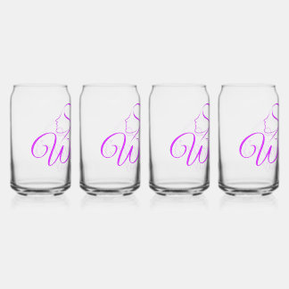 Crown women on Women's Day Can Glass
