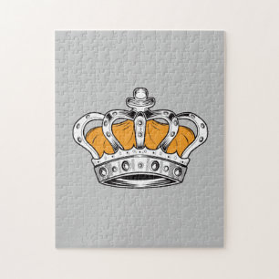 Crown - Yellow Jigsaw Puzzle
