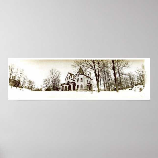 Crowndale - 37 Highland Short Hills NJ Panorama1 Poster (Front)