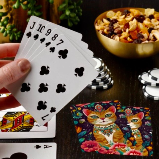 Crowned Bejewelled Cat Playing Cards (Add fun to family time—these playing cards make a great little Mother’s Day surprise.
)
