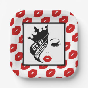 Crowned Celebration Collection Paper Plate
