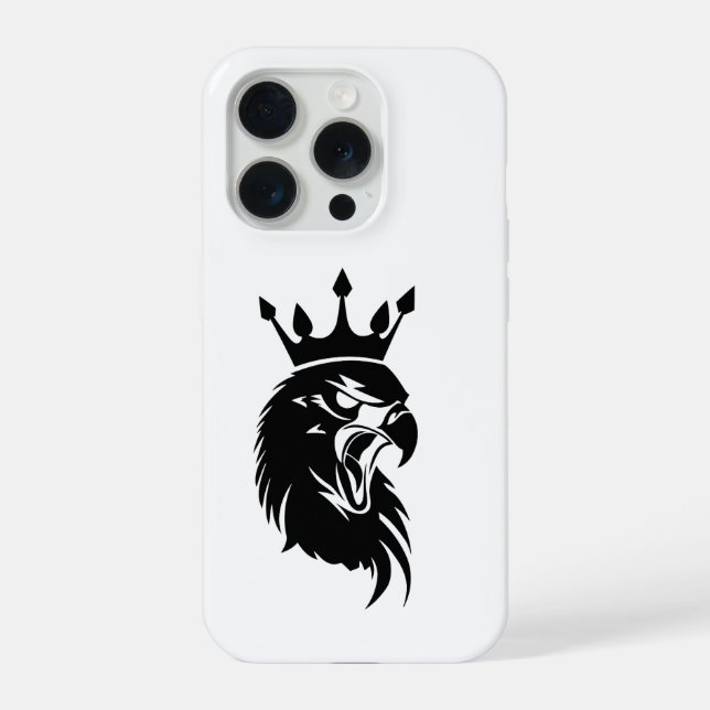 Crowned Eagle iPhone 15 Pro Case (Back)