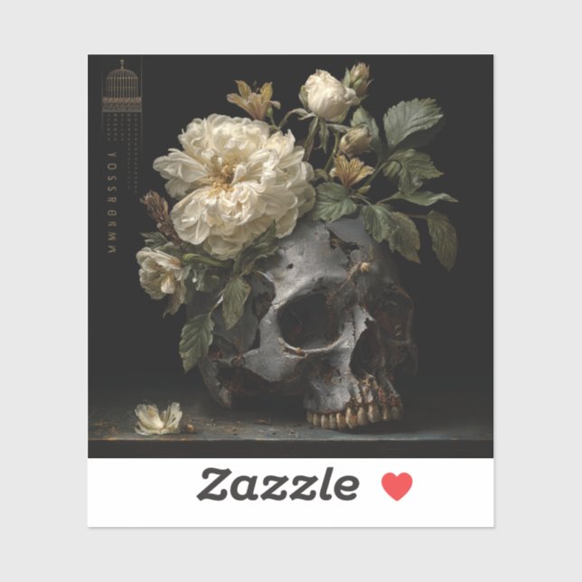 Crowned in Silence – Gothic Fine Art (Sheet)