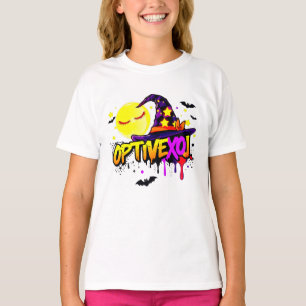 Crowned Jack-o'-Lantern King Art Spooky Neon T-Shirt