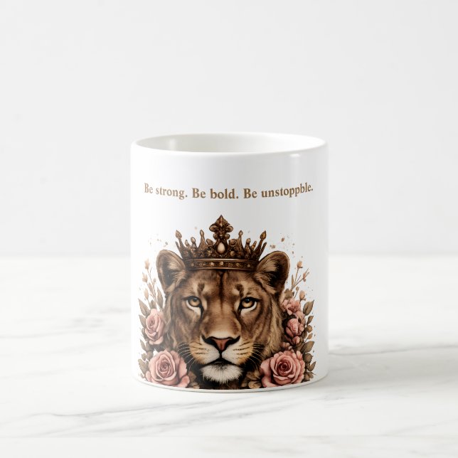 Crowned Lion Empowerment Coffee Mug (Center)