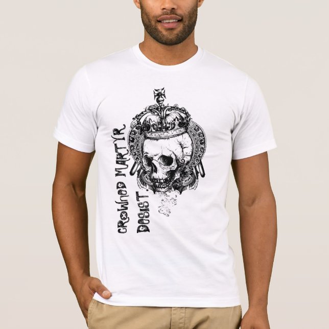 Crowned Martyr Desist trending t-shirt (Front)