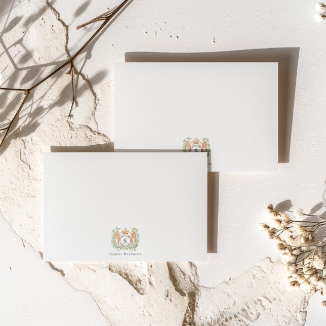 Crowned Monogram | Personalised Gentleman’s Card (Creator Uploaded)