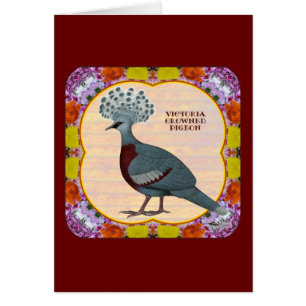 Crowned Pigeon Floral