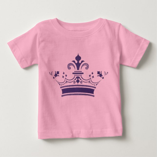 Crowned Princess Baby T-Shirt (Front)