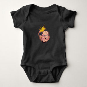 Crowned Ruth Bader Baby Bodysuit