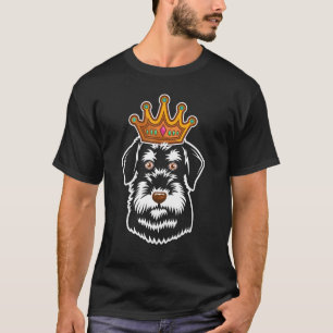 Crowned Schnauzer Mini Giant Schnauzer Owners Dog T-Shirt