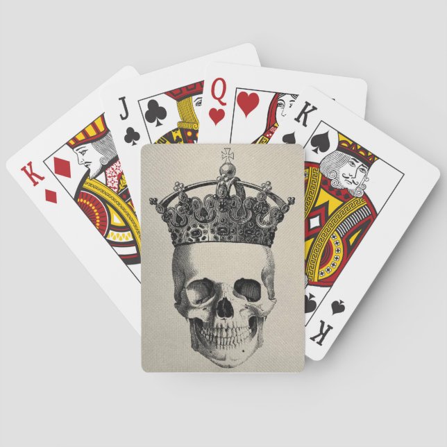 Crowned Skull Playing Cards (Back)